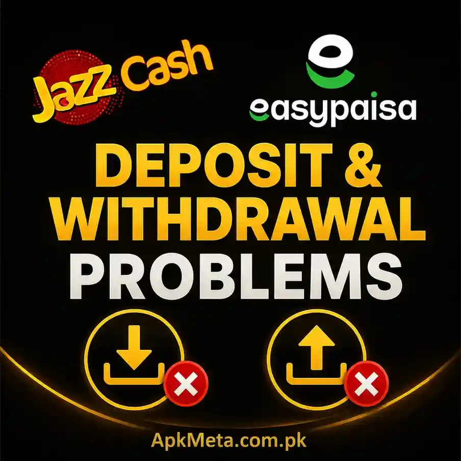 Jazz Cash and Easy Paisa Deposit and Withdrawal Problems